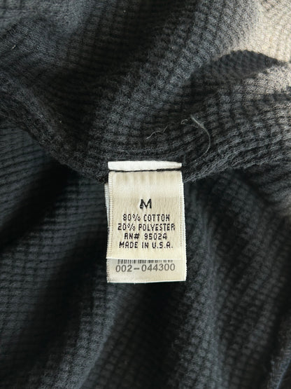 Chrome Hearts Black Foti Horseshoe Logo Thermal Zip Up Hoodie