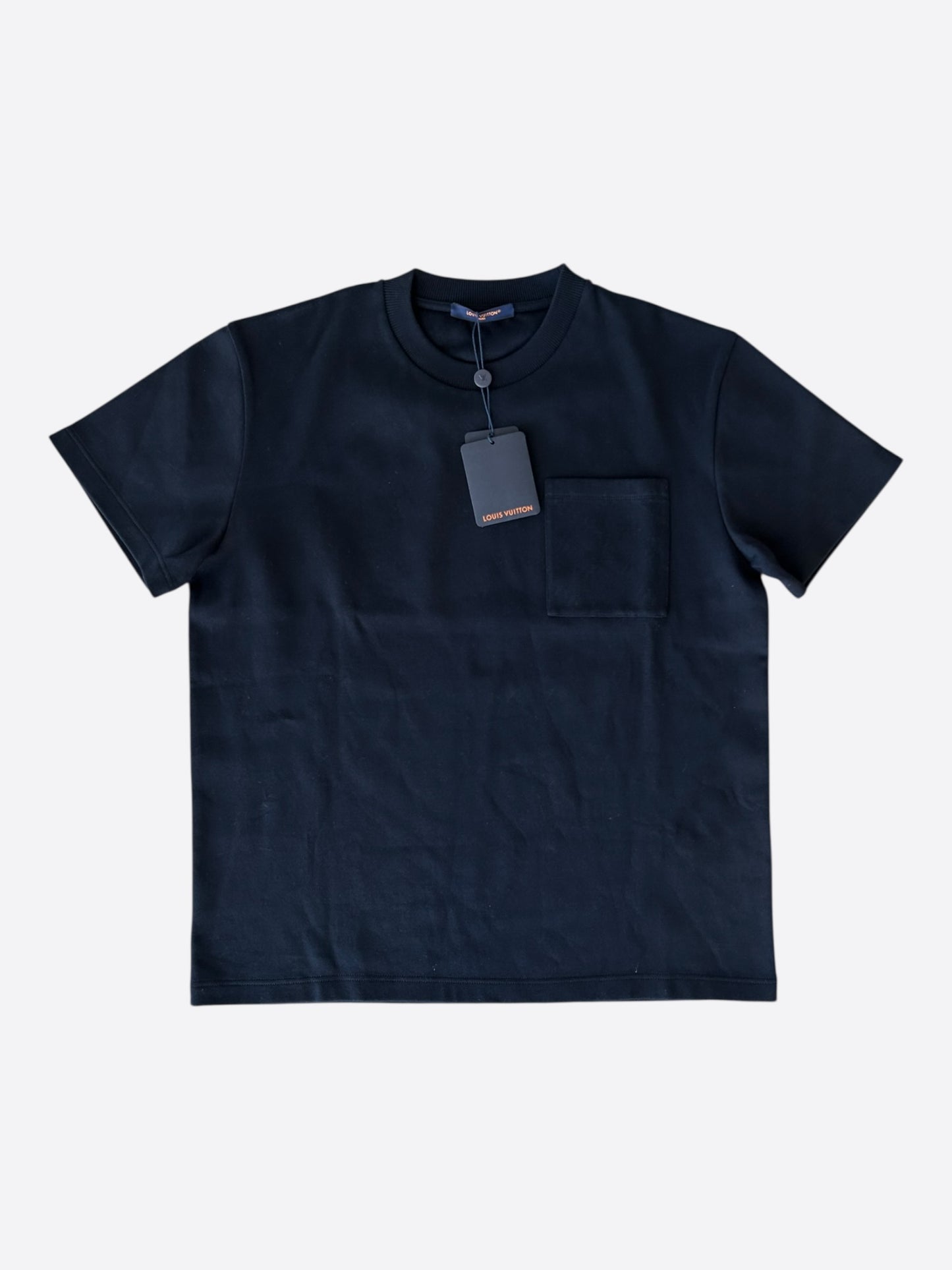 Louis Vuitton Black Monogram Pocket T-Shirt