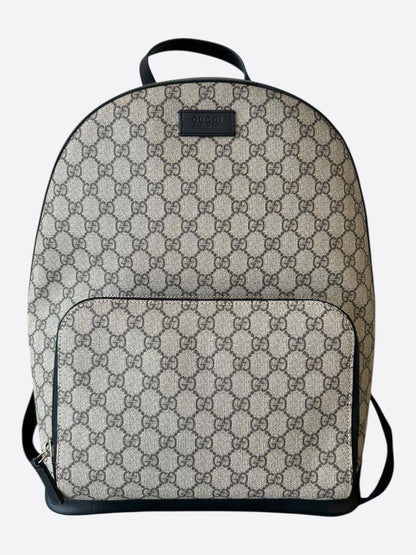 Gucci Beige & Black GG Supreme Backpack