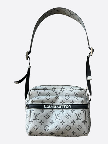 Louis Vuitton Silver Monogram Outdoor Messenger Bag