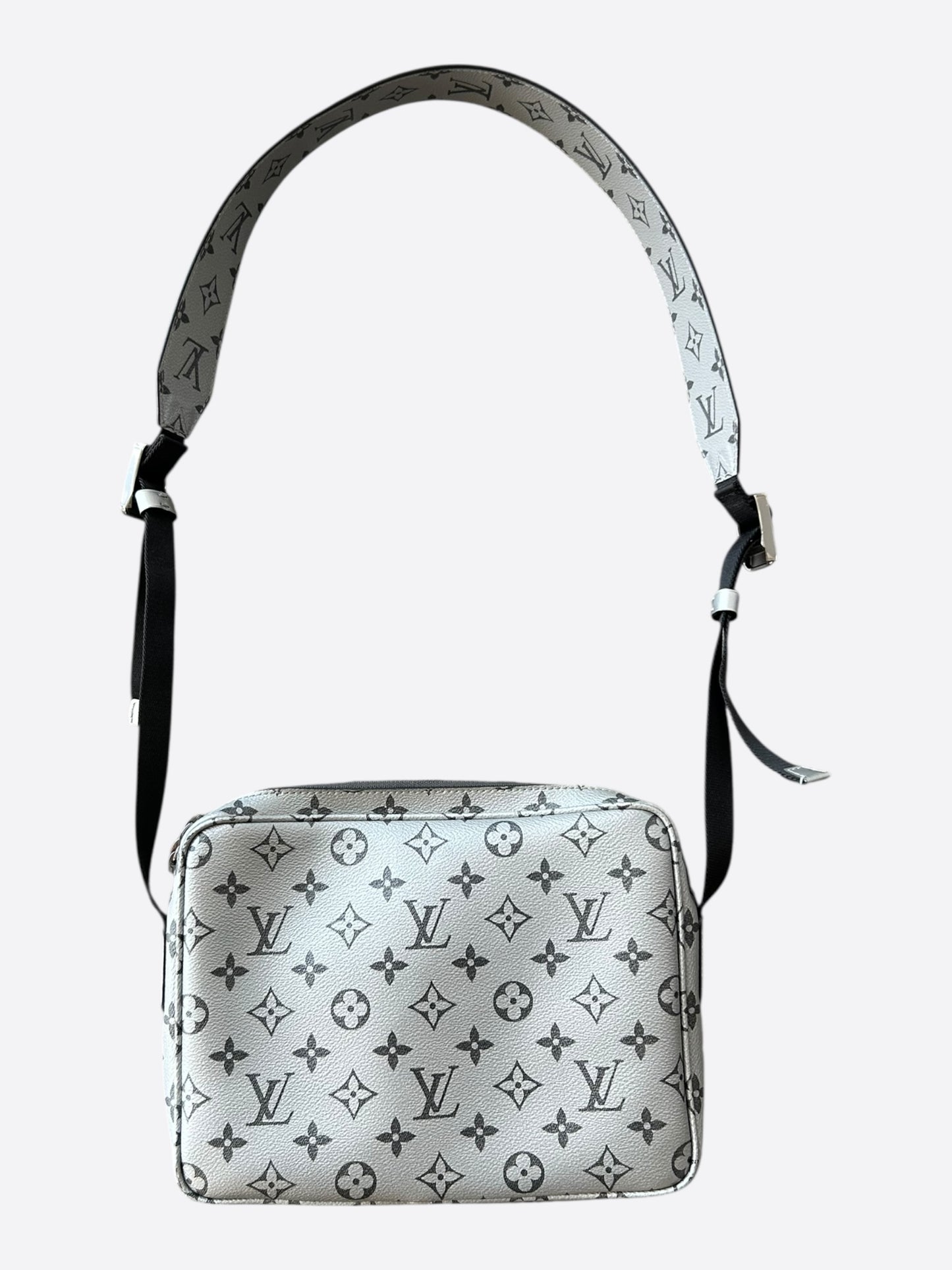 Louis Vuitton Silver Monogram Outdoor Messenger Bag