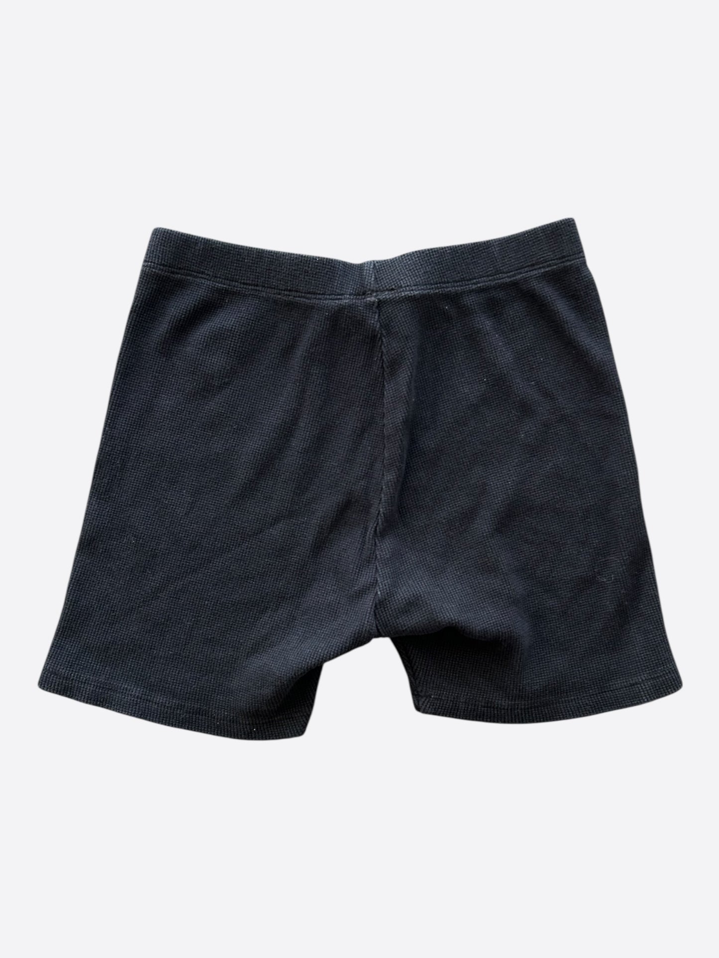 Chrome Hearts Black & White CH Logo Embroidered Thermal Women's Shorts