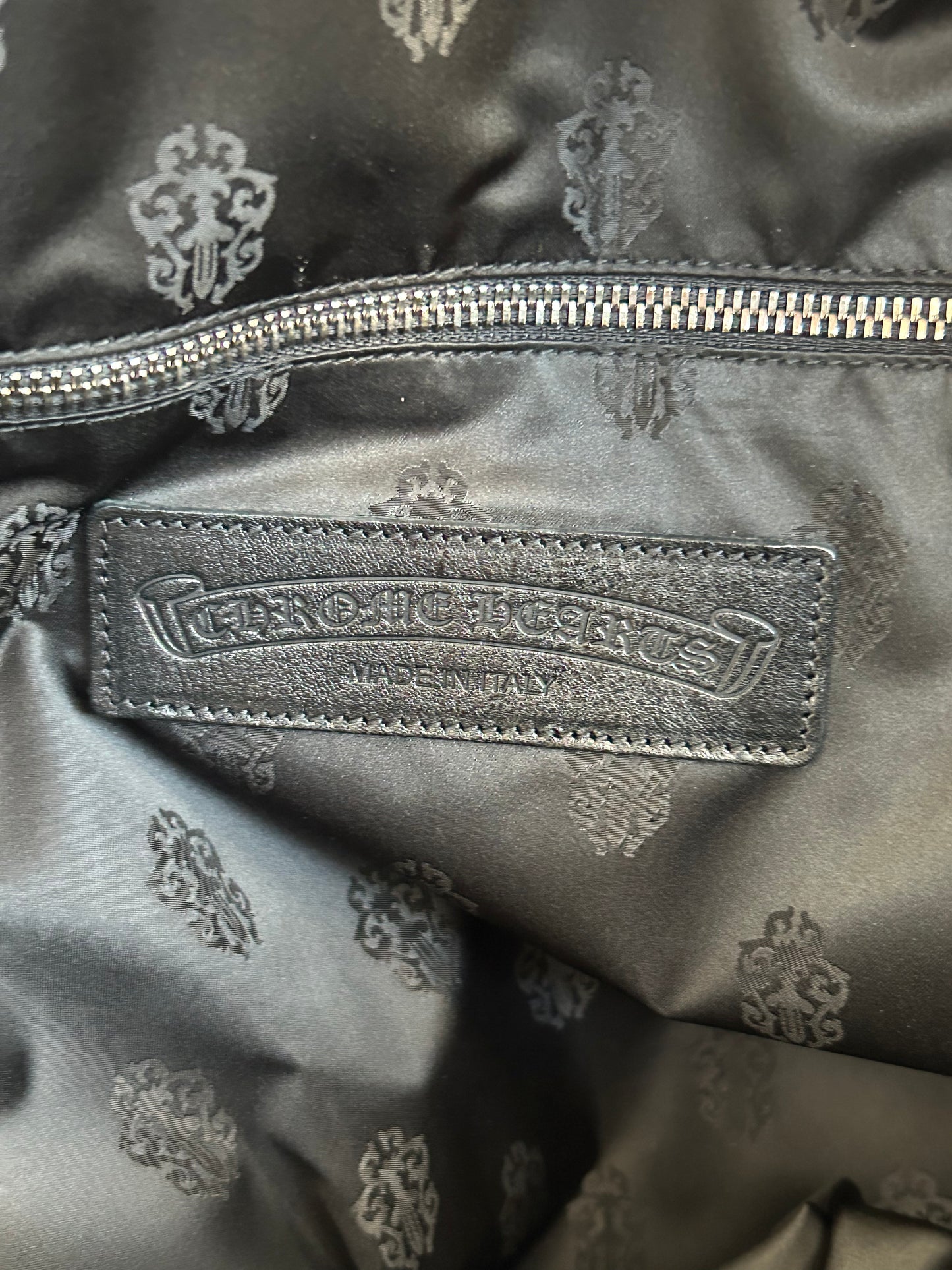 Chrome Hearts Black Stencil 7th Grade Nylon Backpack