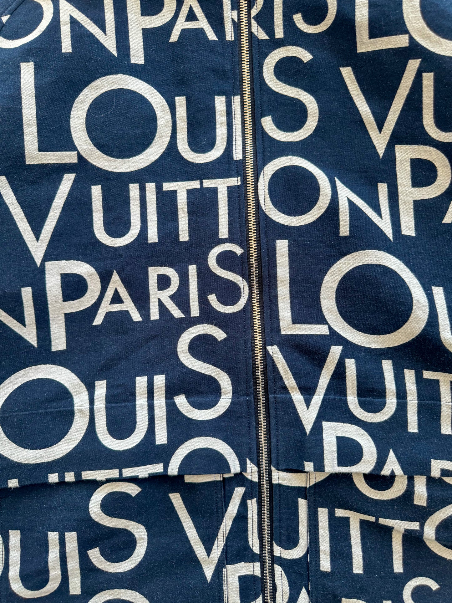 Louis Vuitton Blue & White Galaxy Packable Jacket