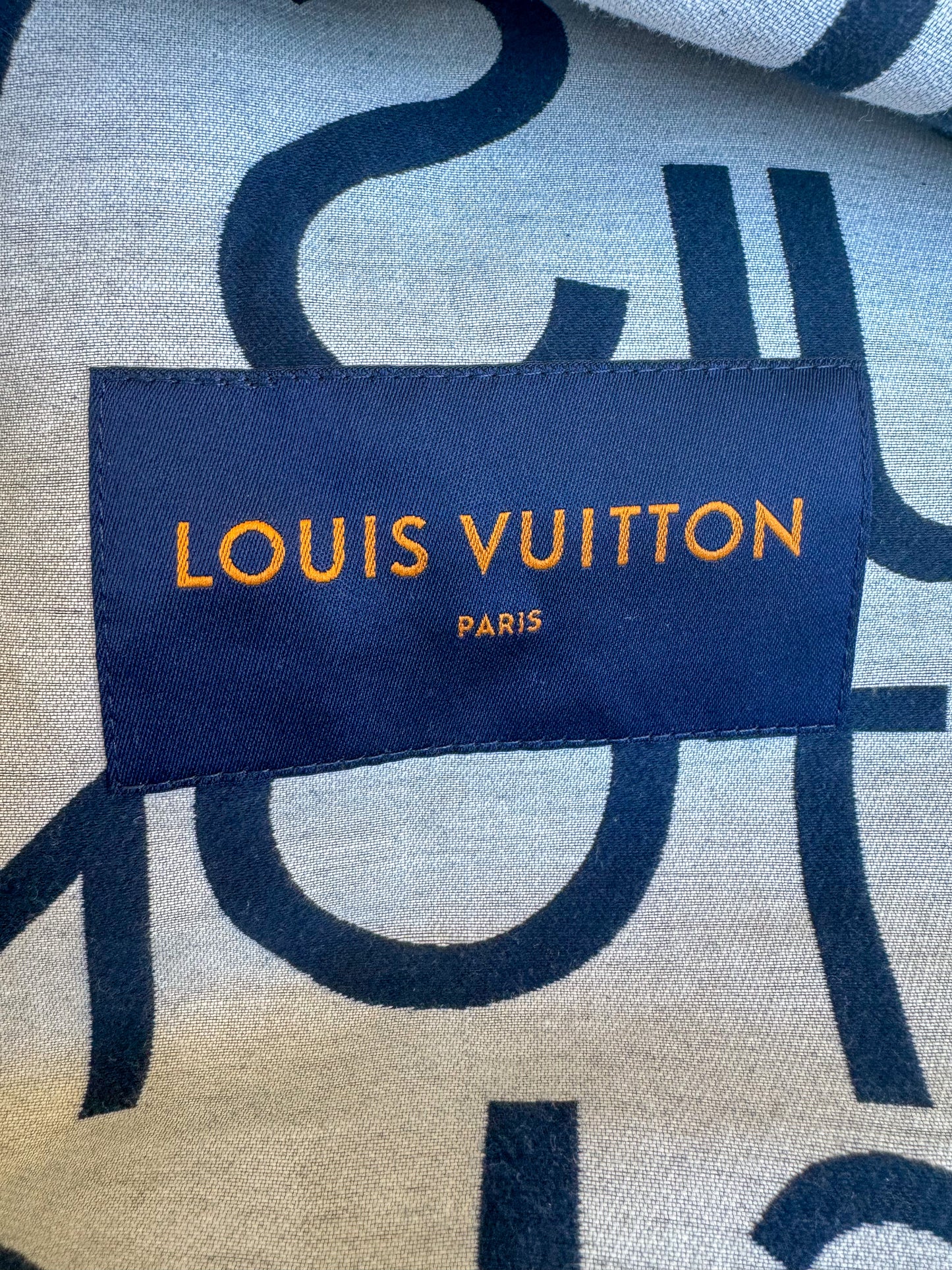 Louis Vuitton Blue & White Galaxy Packable Jacket