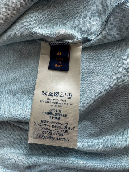 Louis Vuitton Blue & White Cloud Logo T-Shirt