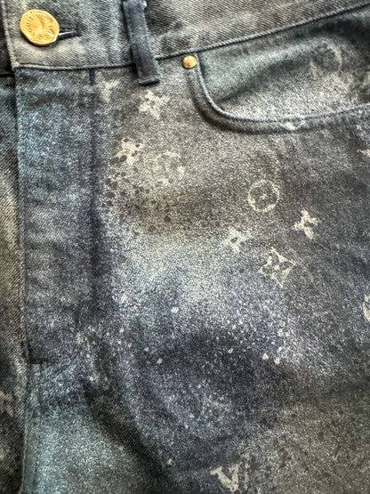 Louis Vuitton Dark Blue Galaxy Monogram Jeans