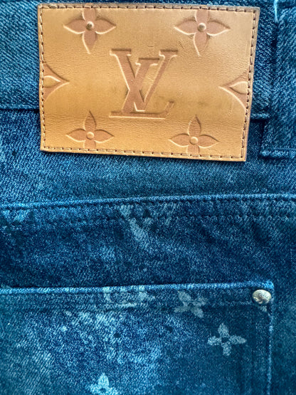 Louis Vuitton Dark Blue Galaxy Monogram Jeans