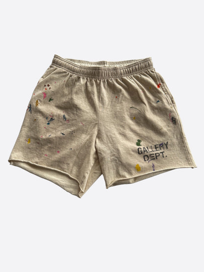 Gallery Dept Vintage White Paint Splatter Insomnia Shorts