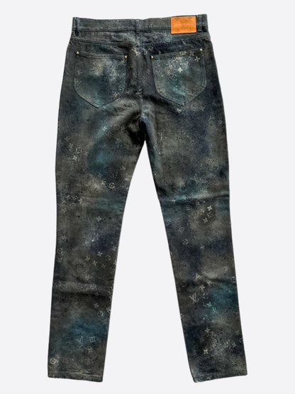 Louis Vuitton Dark Blue Galaxy Monogram Jeans