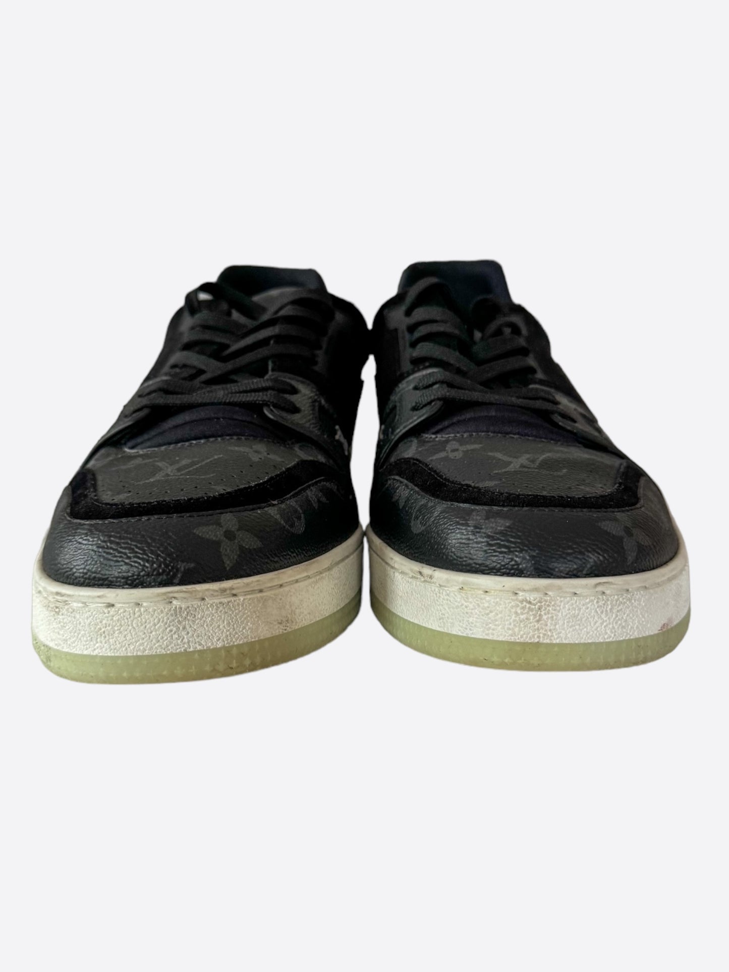 Louis Vuitton Black Monogram Eclipse Trainers