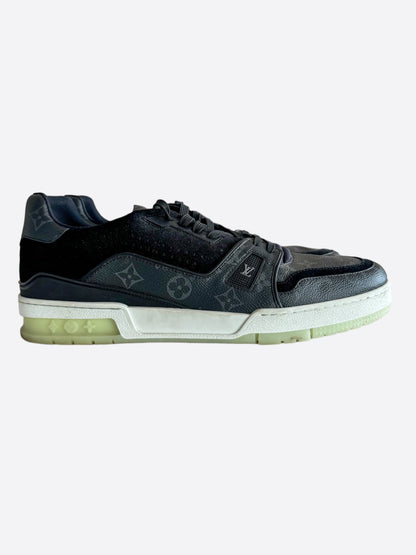 Louis Vuitton Black Monogram Eclipse Trainers