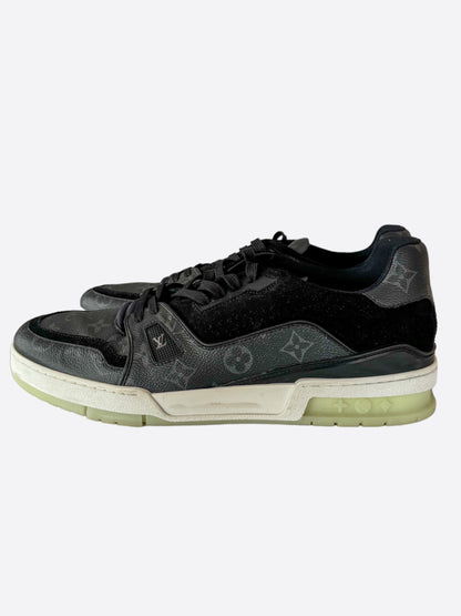 Louis Vuitton Black Monogram Eclipse Trainers