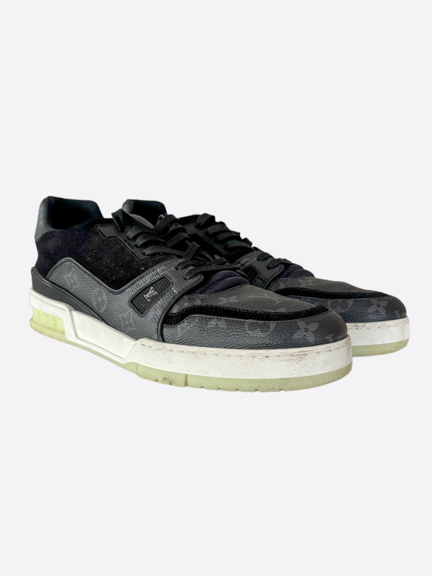 Louis Vuitton Black Monogram Eclipse Trainers