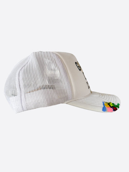 Gallery Dept White Paint Splatter Logo Trucker Hat