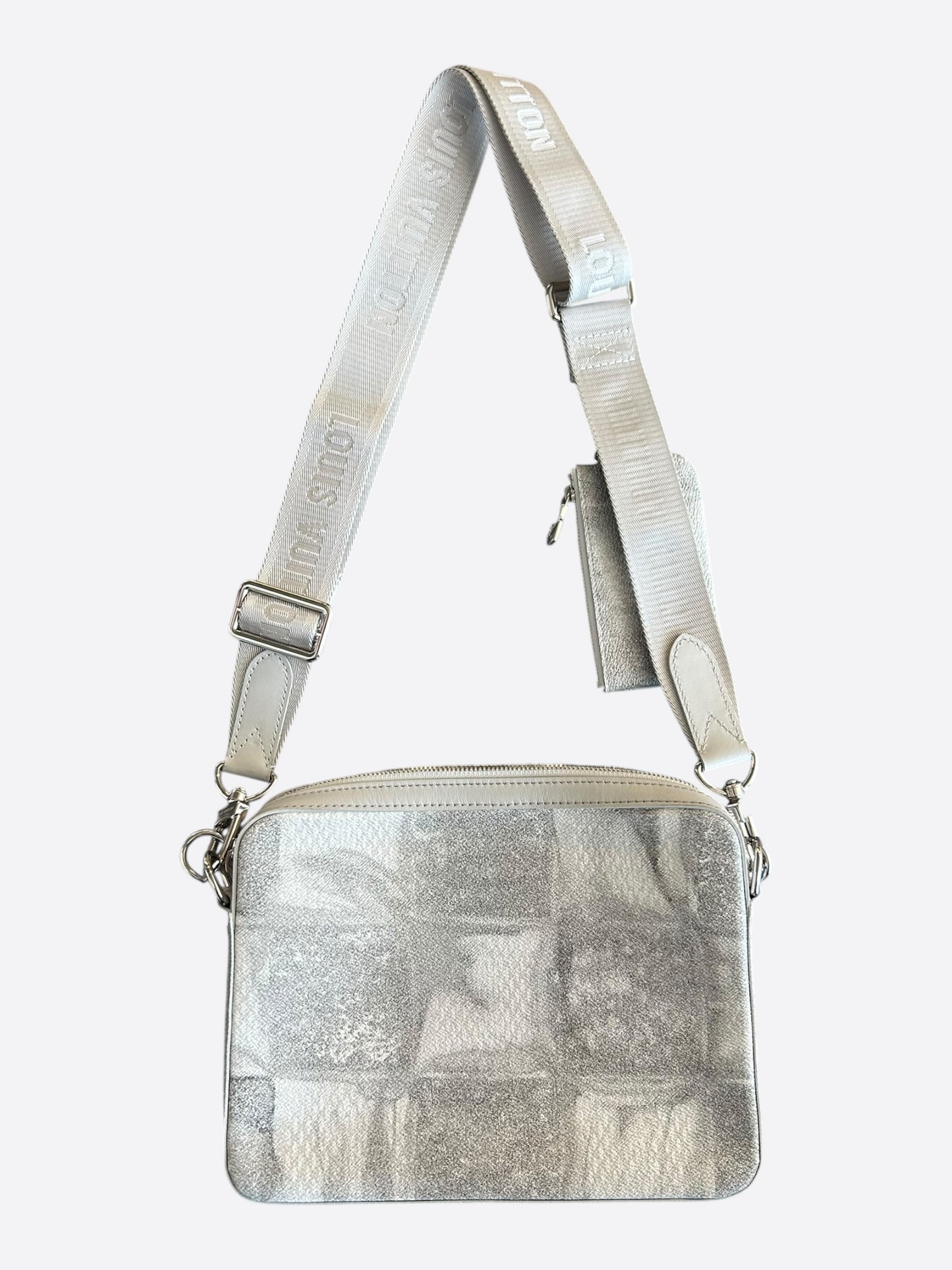 Louis Vuitton Grey Damier Salt Trio Messenger Bag