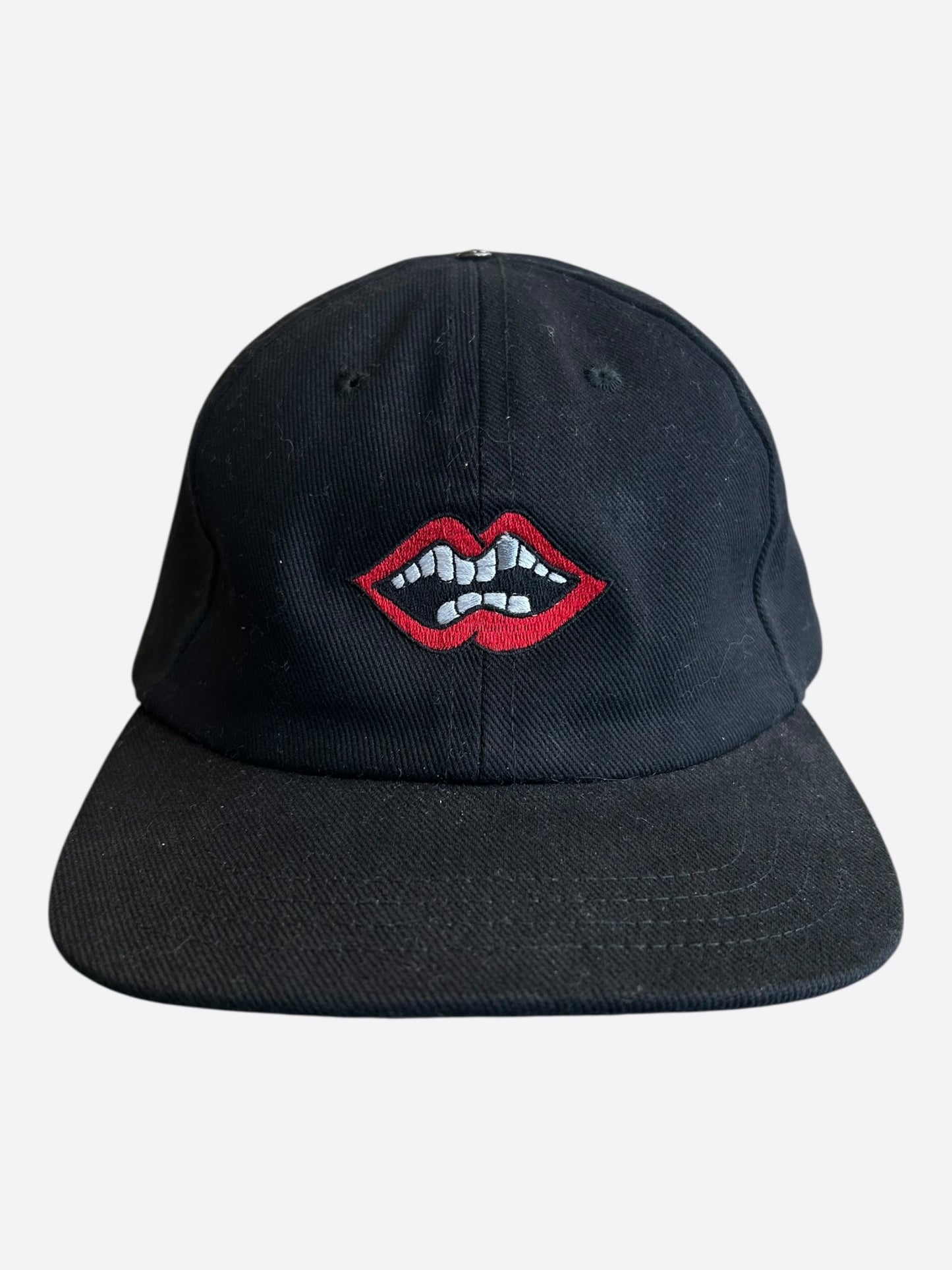 Chrome Hearts Matty Boy Black Embroidered Chomper Hat