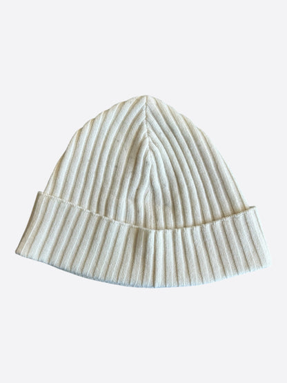 Chrome Hearts Beige & White Cross Patch Cashmere Beanie