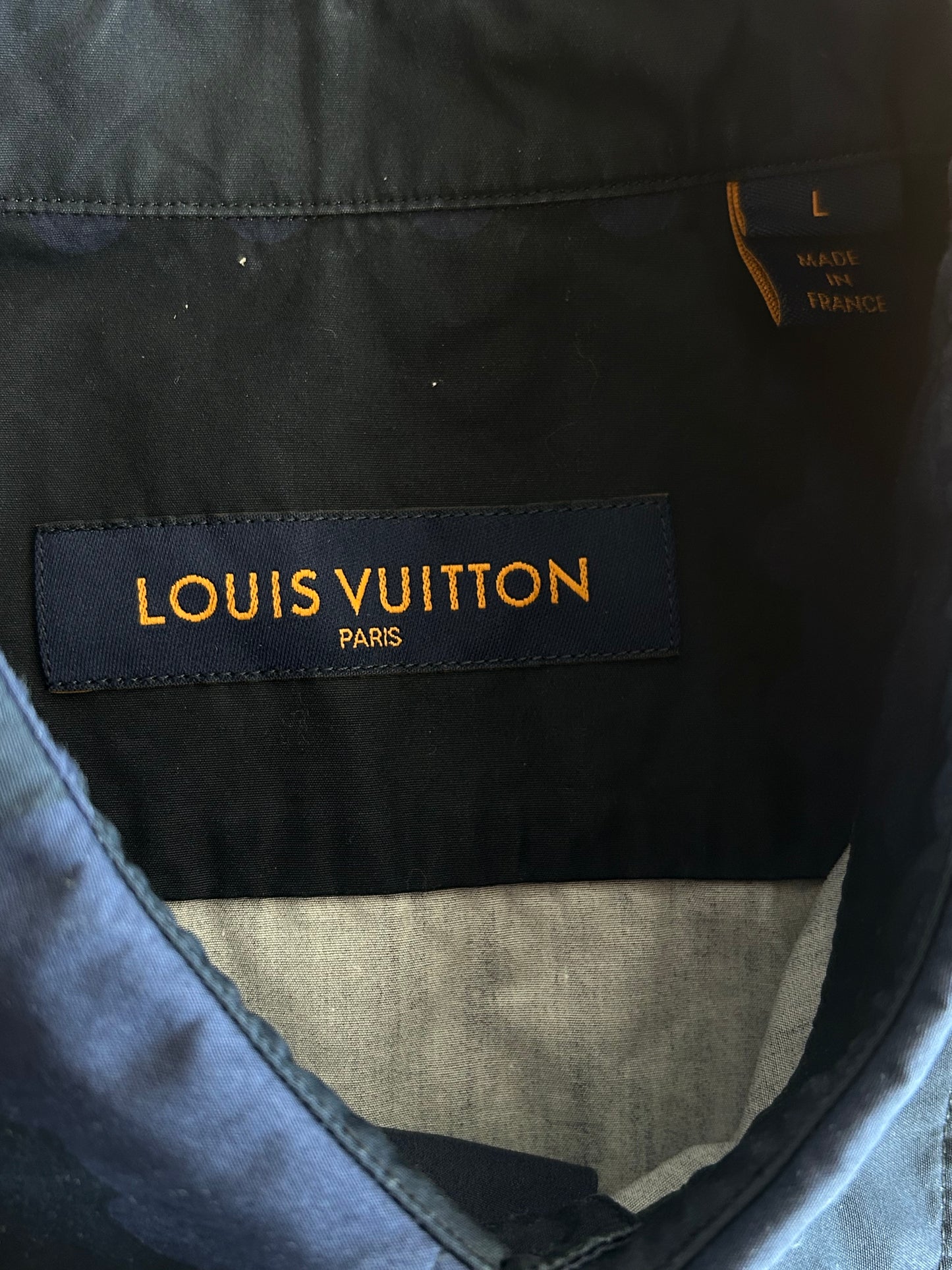 Louis Vuitton Nigo Blue Checkered Button Up Shirt