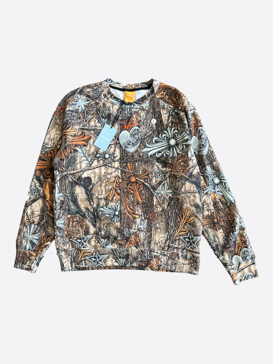 Chrome Hearts Nike NOCTA Camouflage Horseshoe Logo Sweater