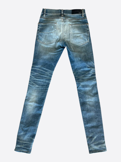 Amiri Clay Indigo Camouflage Patch MX1 Jeans