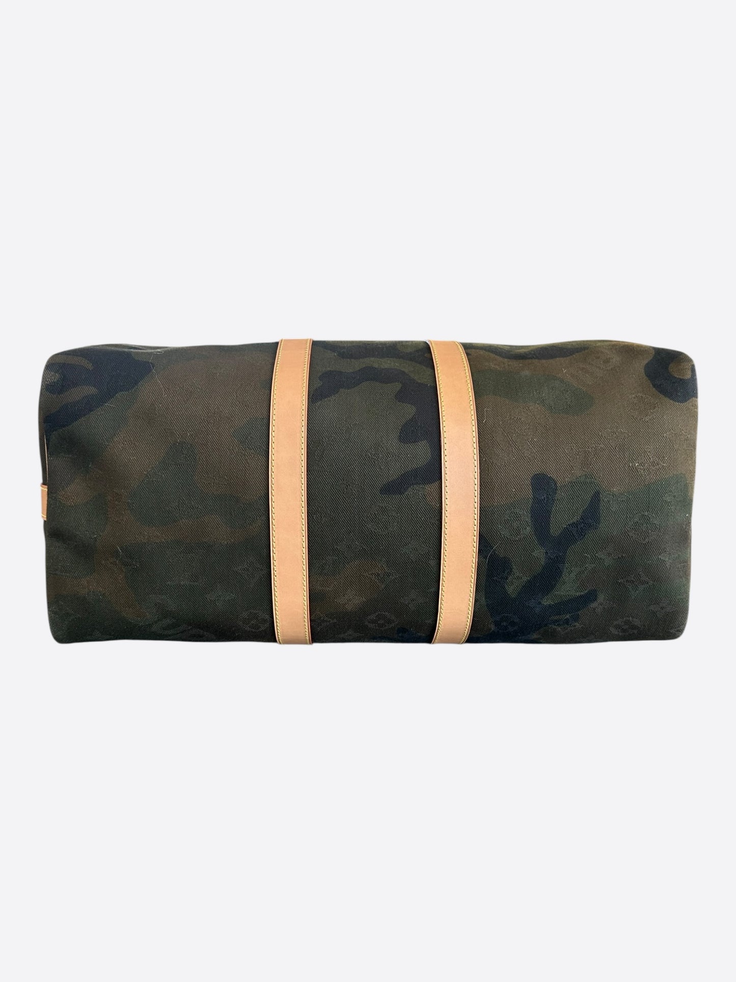 Louis Vuitton Supreme Camouflage Monogram Keepall 45