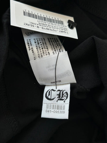 Chrome Hearts Yungblud Black & White Foti Cross Logo T-Shirt