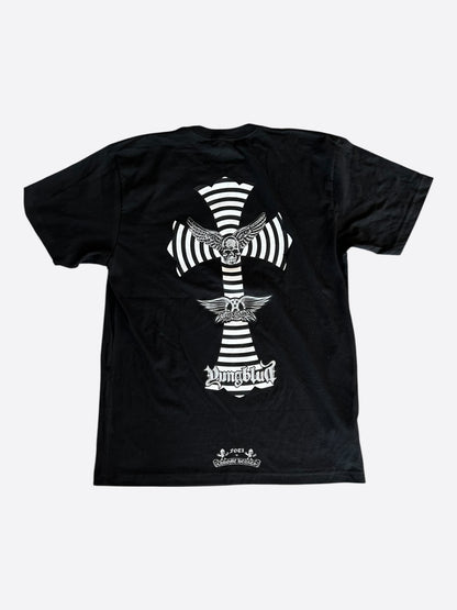 Chrome Hearts Yungblud Black & White Foti Cross Logo T-Shirt