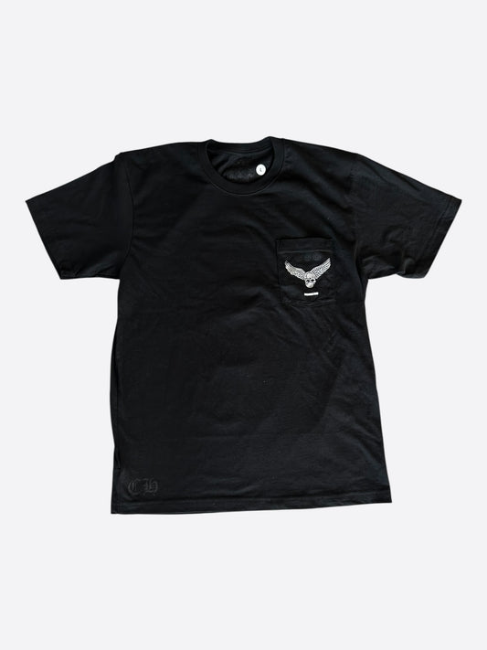 Chrome Hearts Yungblud Black & White Foti Cross Logo T-Shirt