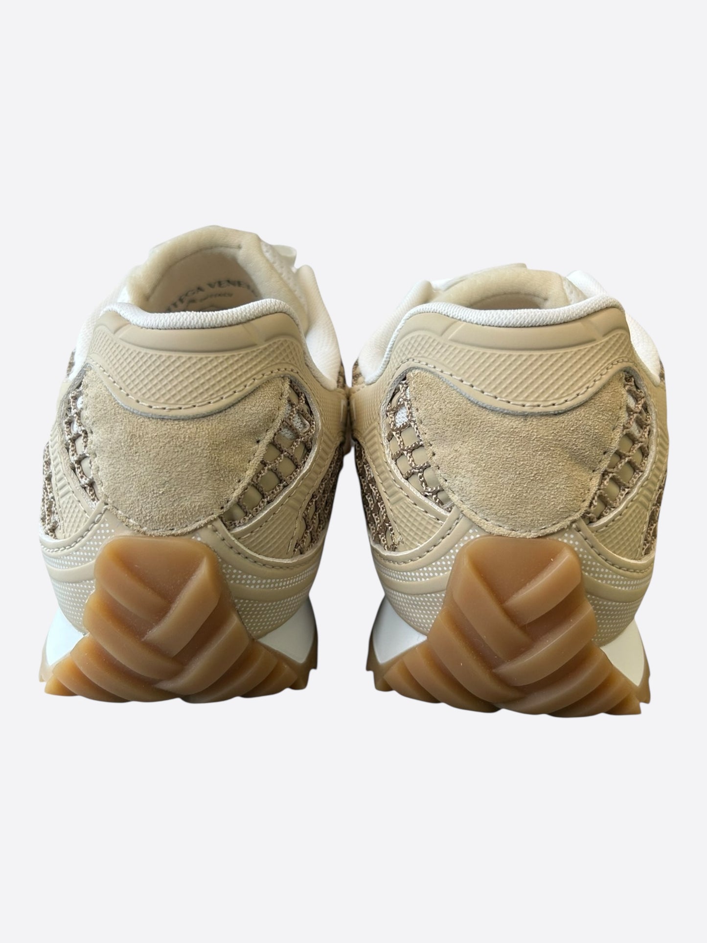 Bottega Veneta Beige Suede Orbit Women's Sneakers