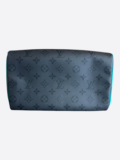 Louis Vuitton Grey & Turquoise Monogram Dopp Kit
