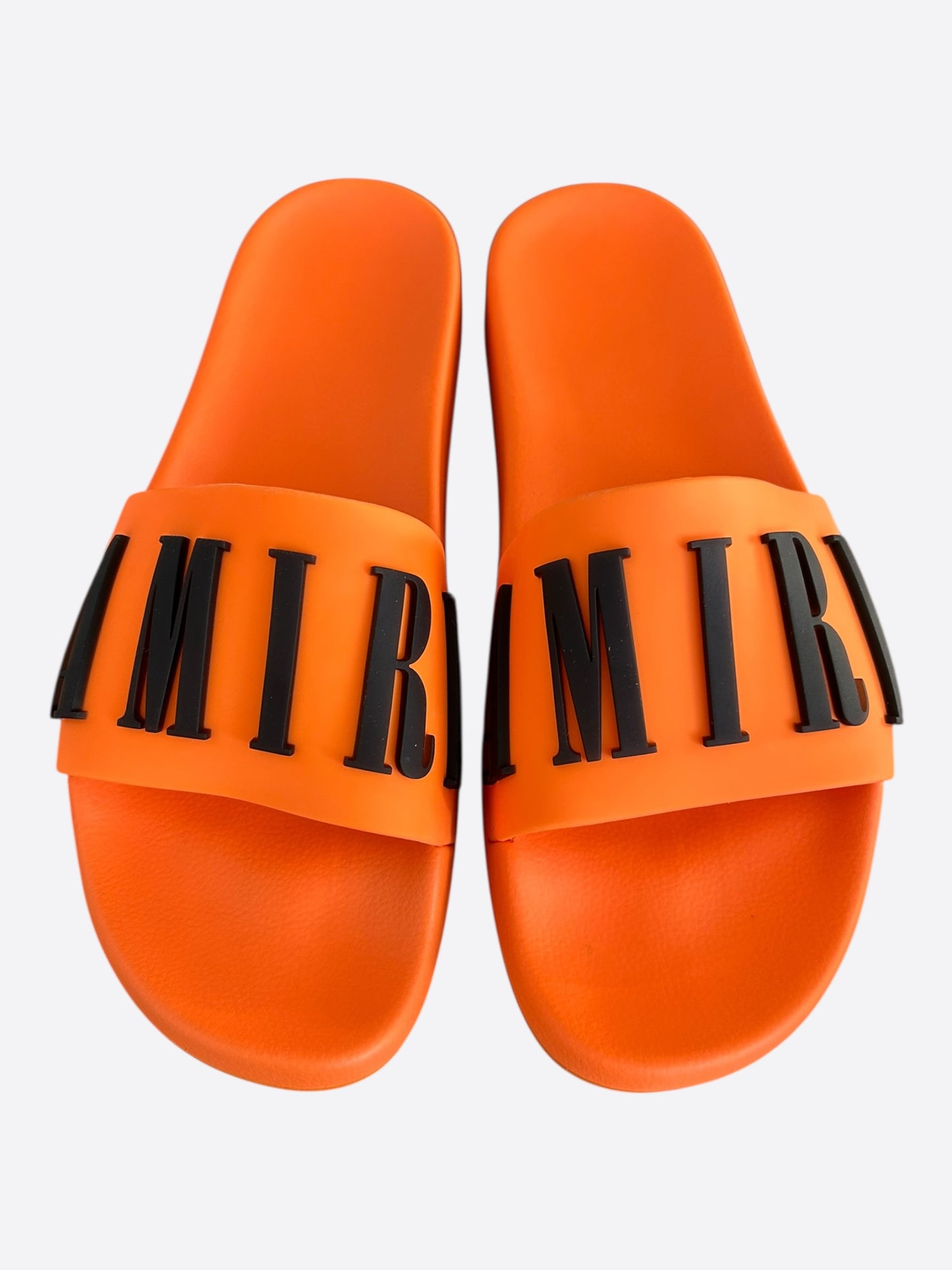 Amiri Orange & Black Logo Slides