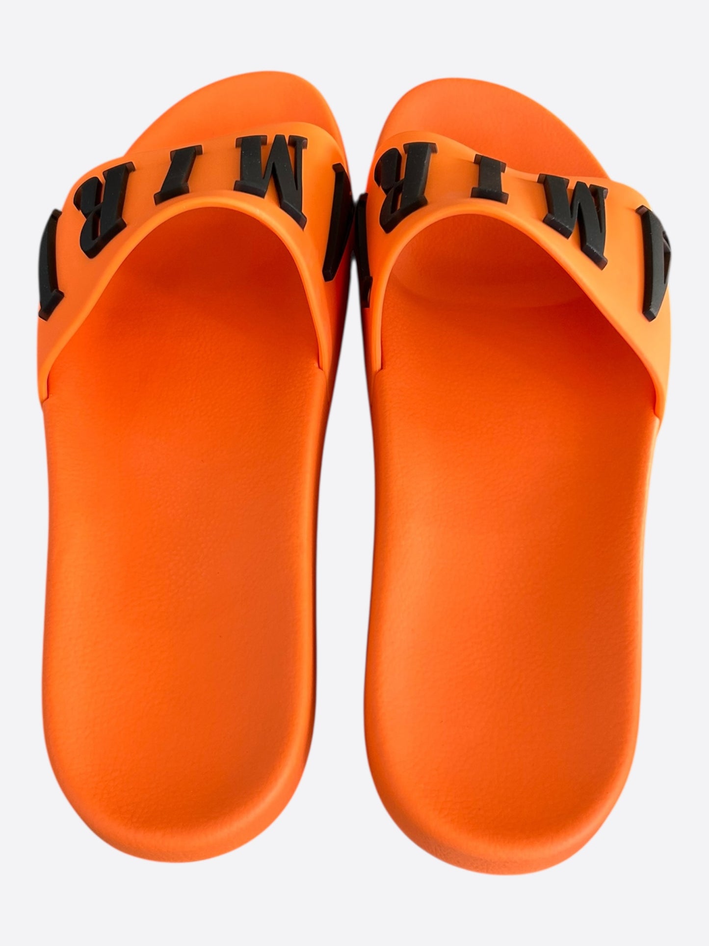 Amiri Orange & Black Logo Slides