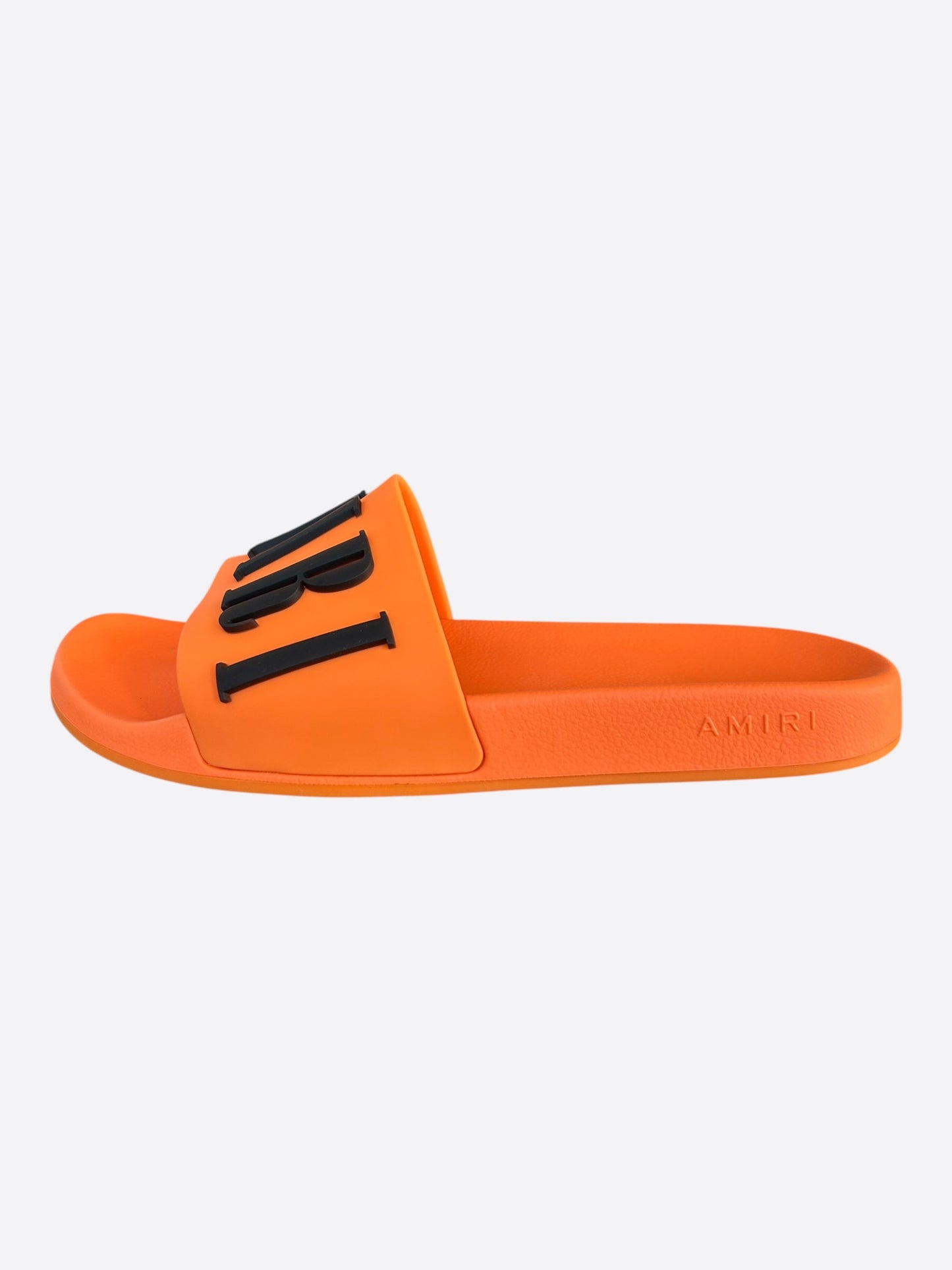 Amiri Orange & Black Logo Slides