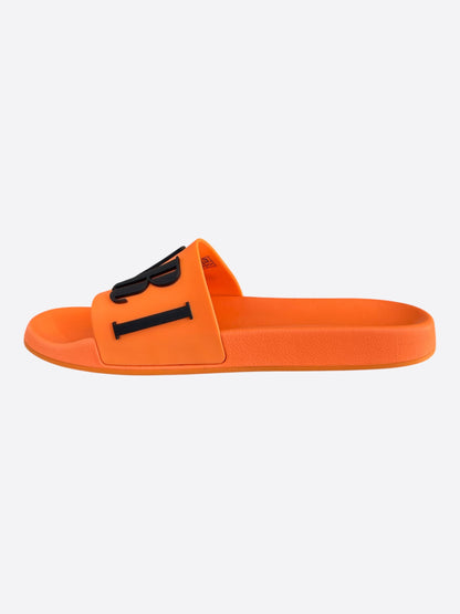 Amiri Orange & Black Logo Slides