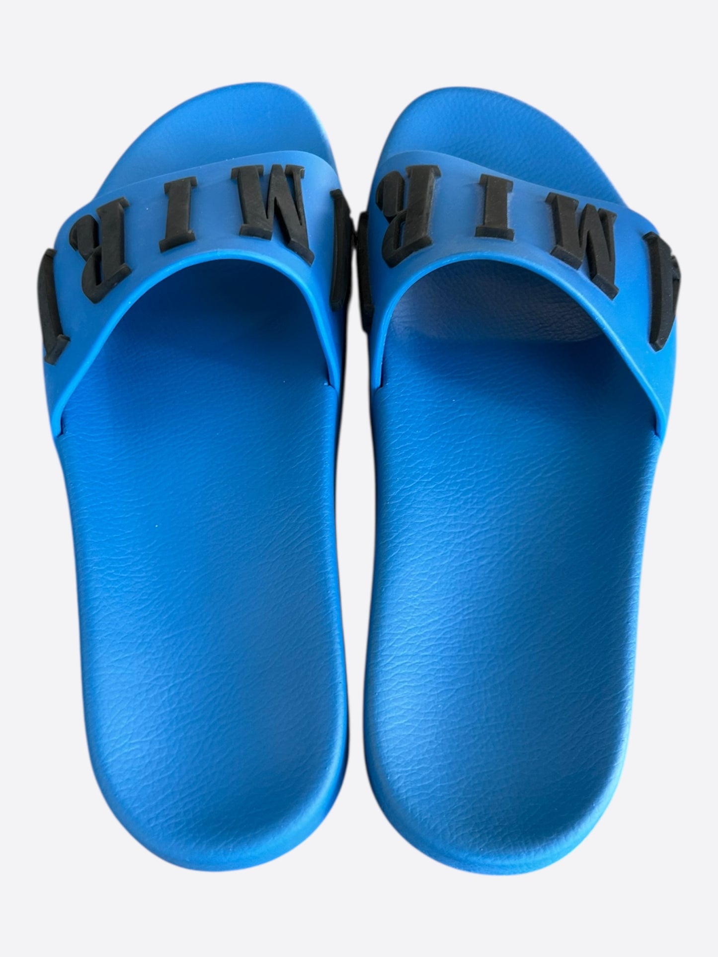 Amiri Blue & Black Logo Slides