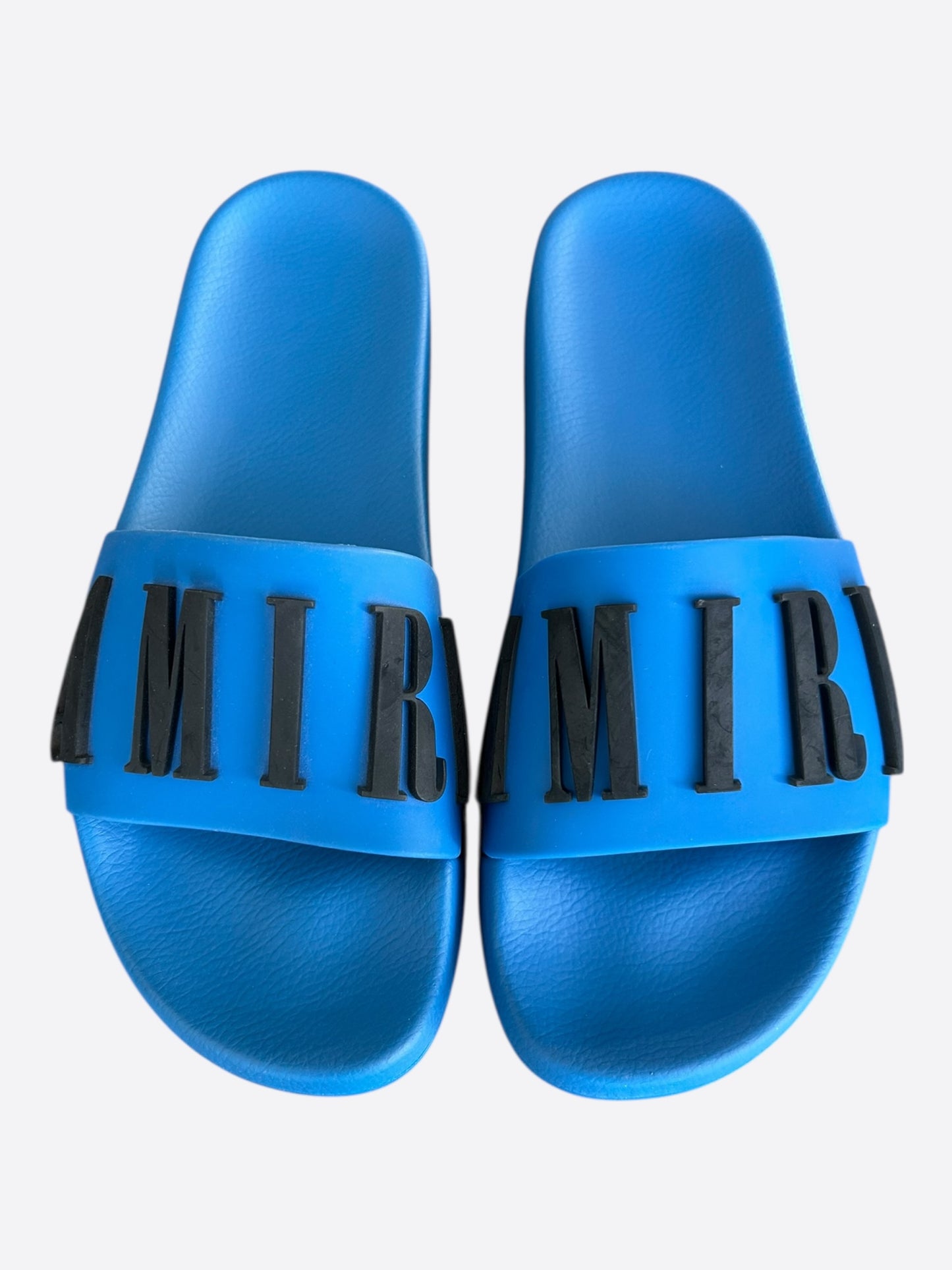 Amiri Blue & Black Logo Slides