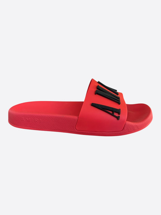 Amiri Red & Black Logo Slides