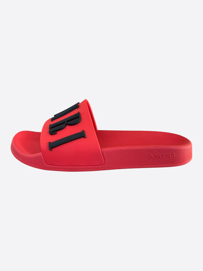 Amiri Red & Black Logo Slides