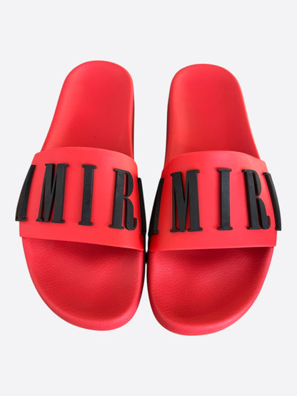 Amiri Red & Black Logo Slides