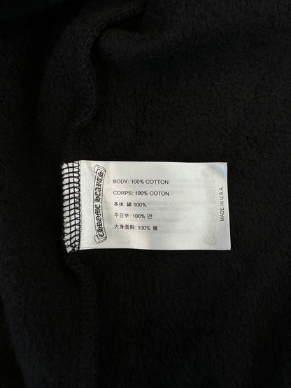 Chrome Hearts Black & White 1988 Script Logo Hoodie