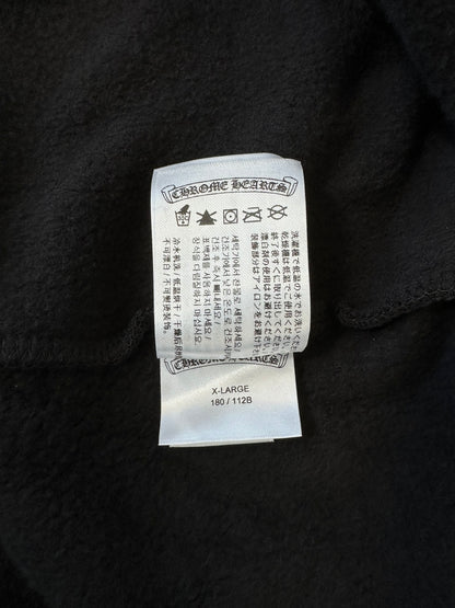 Chrome Hearts Black & White 1988 Script Logo Hoodie