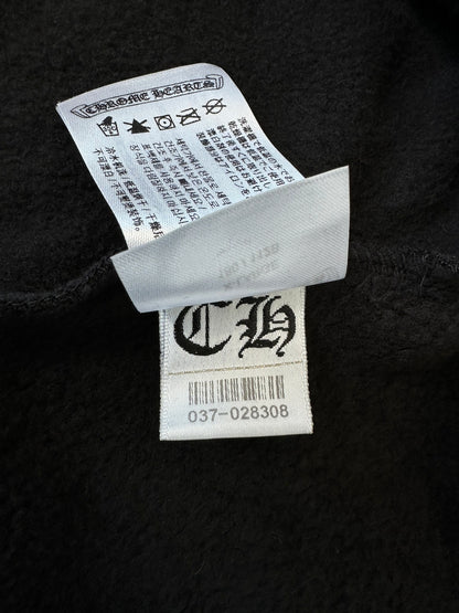 Chrome Hearts Black & White 1988 Script Logo Hoodie