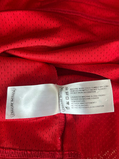 Chrome Hearts Matty Boy Red Form Mesh Jersey T-Shirt