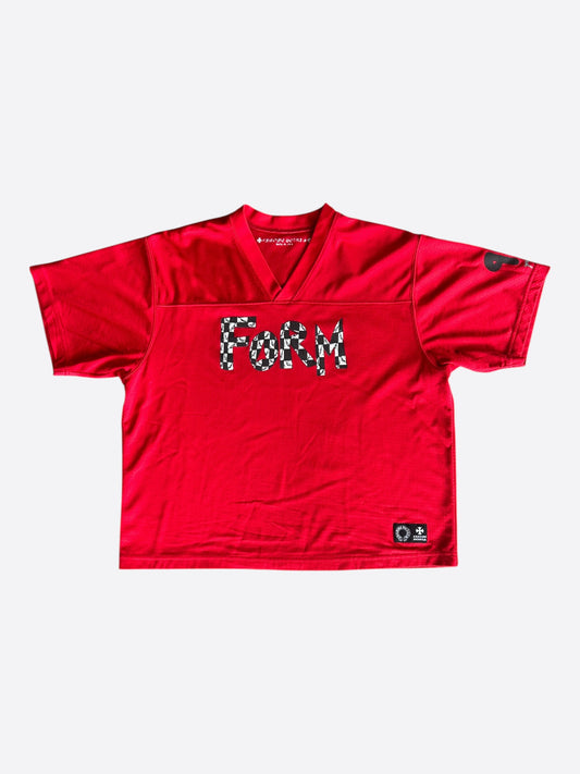 Chrome Hearts Matty Boy Red Form Mesh Jersey T-Shirt