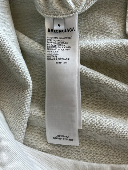 Balenciaga Grey Gaffer Tape Campaign Logo Hoodie