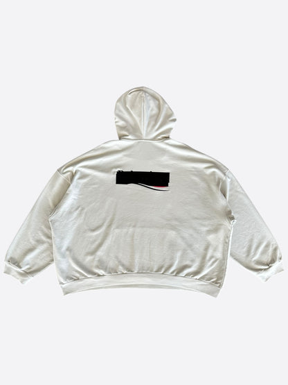Balenciaga Grey Gaffer Tape Campaign Logo Hoodie