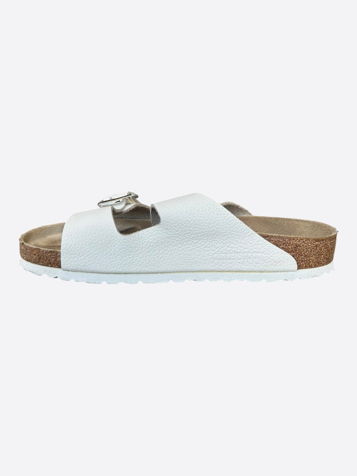 Chrome Hearts White & Silver Gunslinger Birkenstocks