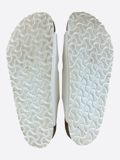 Chrome Hearts White & Silver Gunslinger Birkenstocks