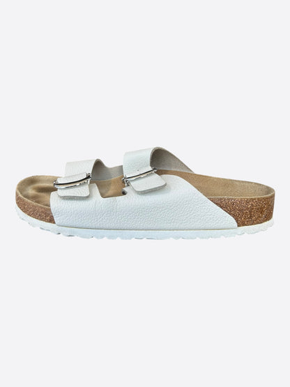 Chrome Hearts White & Silver Gunslinger Birkenstocks